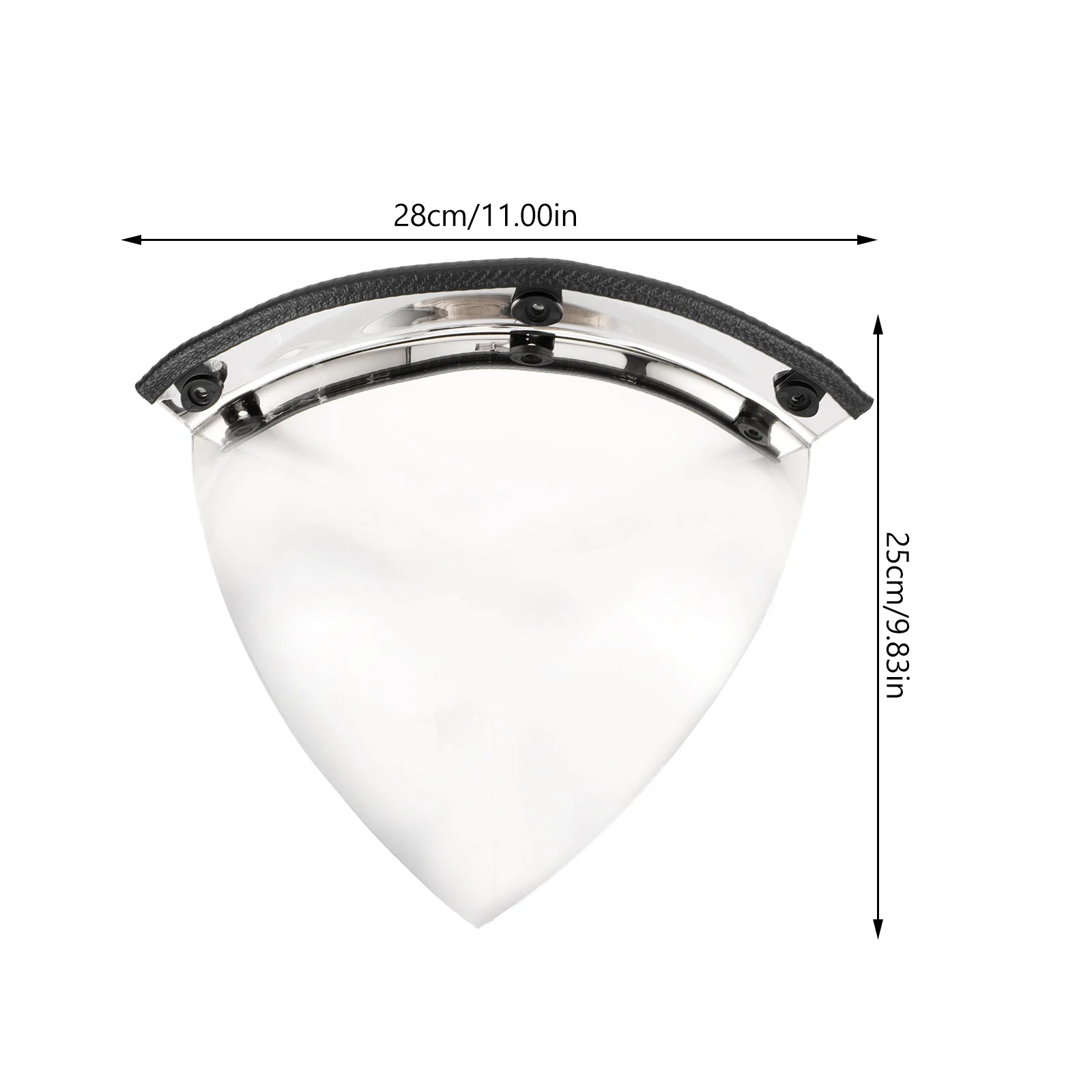 Espelho esférico grande angular acrílico convexo espelho de segurança para canto interno ao ar livre detecção de ponto cego garagem armazém