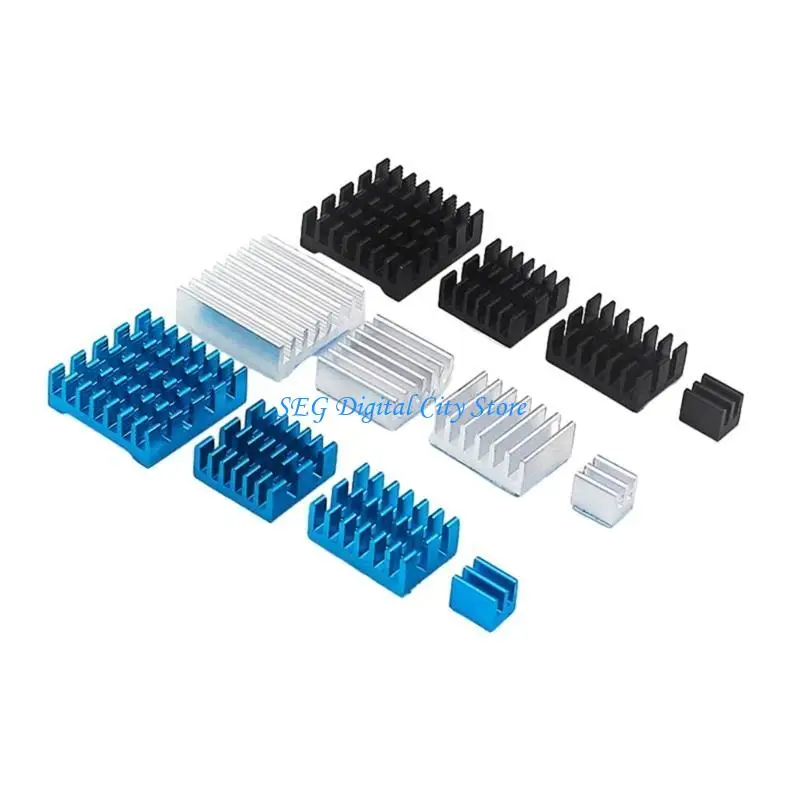 U75B อลูมิเนียมฮีทซิงค์แผ่นสำหรับ RPI 5 การพัฒนาบอร์ดบอร์ดระบายความร้อน