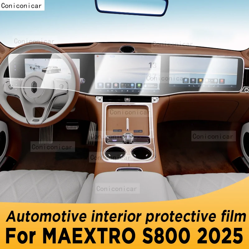 

Для MAEXTRO S800 2025 Панель Навигации Автомобильный Интерьер Экран ТПУ Защитная пленка Крышка Наклейка против царапин