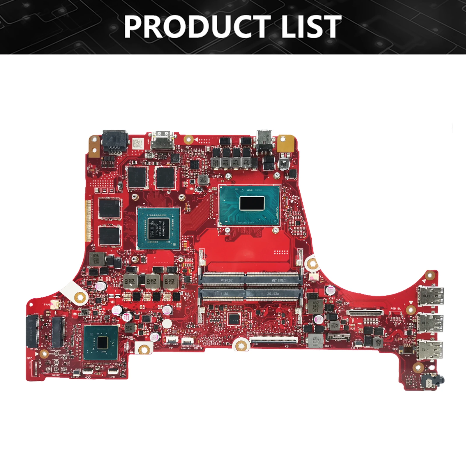 G531GT Notebook Mainboard For ASUS ROG Strix G531GT G531G G731GT FX531GT Laptop Motherboard I5-9300H I7-9750H CPU GTX1050-V4G