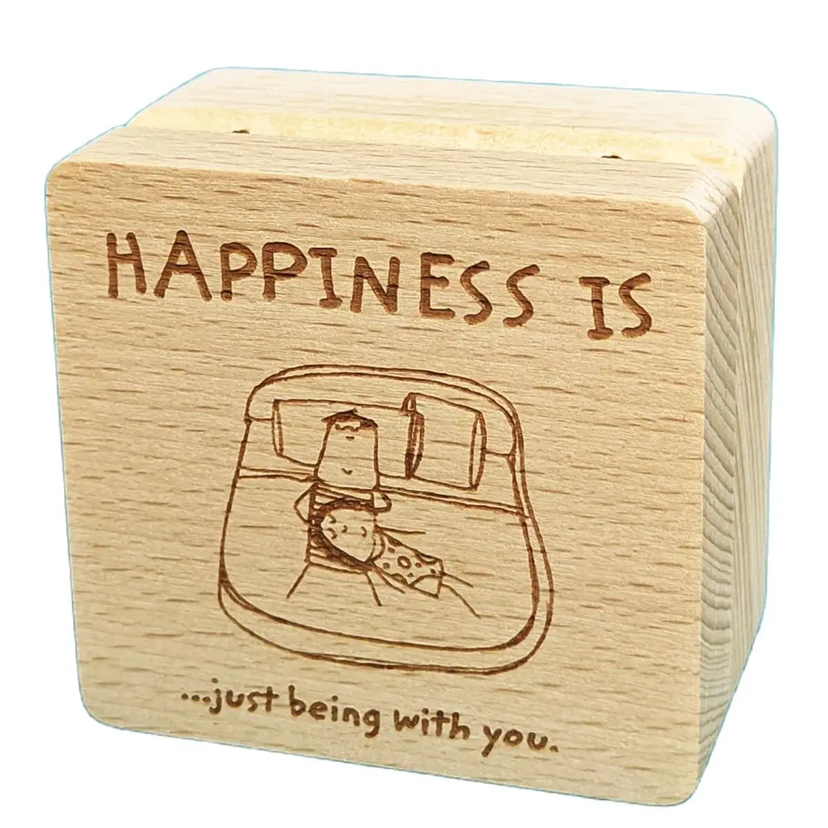 Personalized Photo Music Box, Happiness Is Just Being With You, Wedding Anniversary, Christmas, Birthday gifts