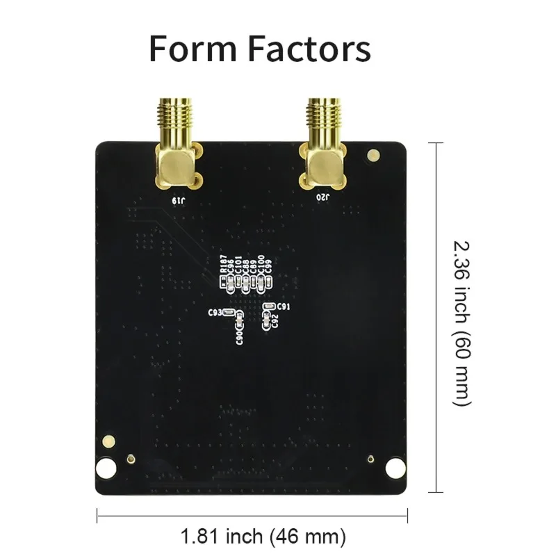 9643 FPGA Module Dual-Channel 14-bit High-Speed ADC 250MSPS AD9643 120P LVDS Expansion Port for DSP