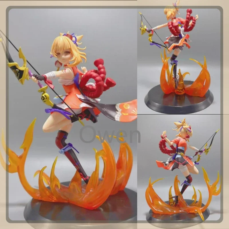 Figurka z gry mobilnej Furina Anime Ganyu Piękna Dziewczyna Genshin Impact Figurki Hu Tao Figurka Akcji PVC Kolekcja Dekoracja Urodzinowa Zabawka