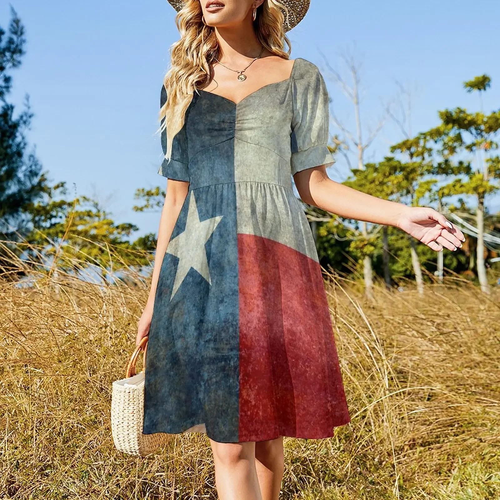 Texas Flag Sleeveless Dress Dresses for wedding party Women dresses summer