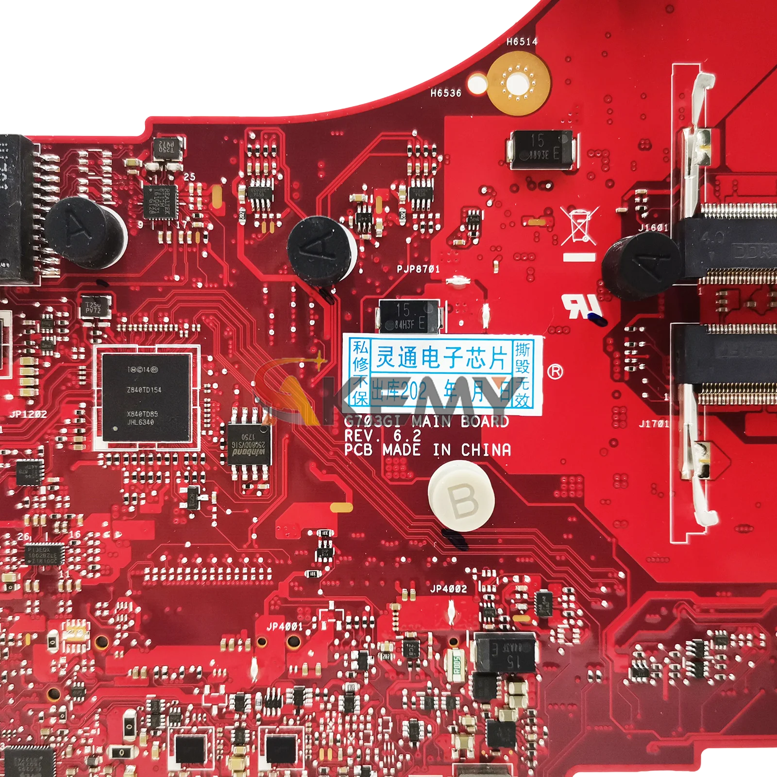 Placa base para ordenador portátil G703Gi para ASUS ROG G703G G7BS G703GI G703GX G703GV G703GMR G703GM con CPU I5 I7 I9 100% pruebas OK