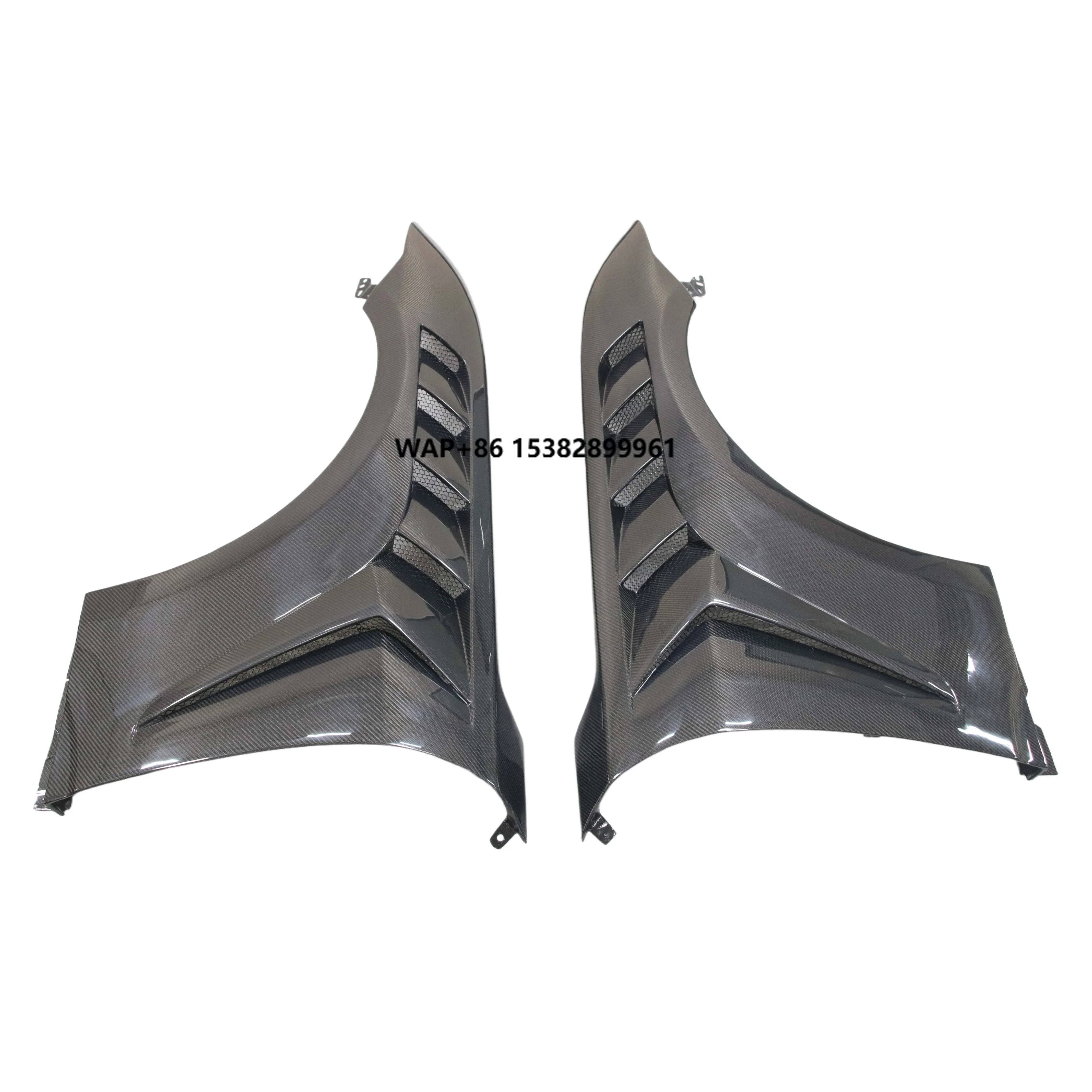 

Mustang 7th Generation 2024-2025 GTD-Style Carbon Fiber Exhaust Front Fenders