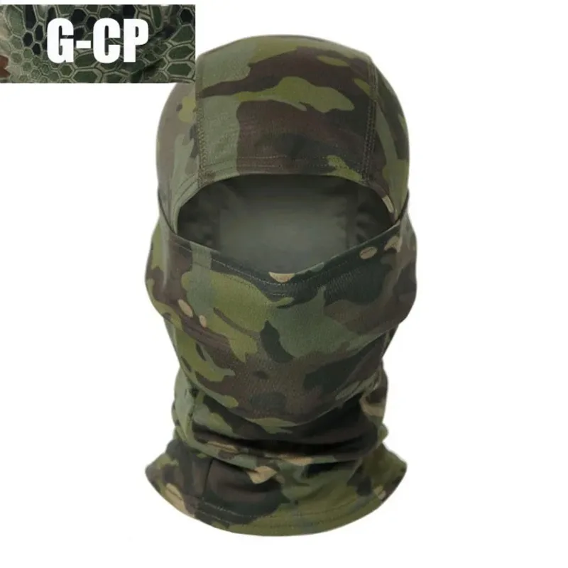 Camouflage Taktische Sturmhaube Vollgesichtsmaske Schildabdeckung für Radfahren Jagd Skifahren Multi-Muster Camo Schal Kapuze