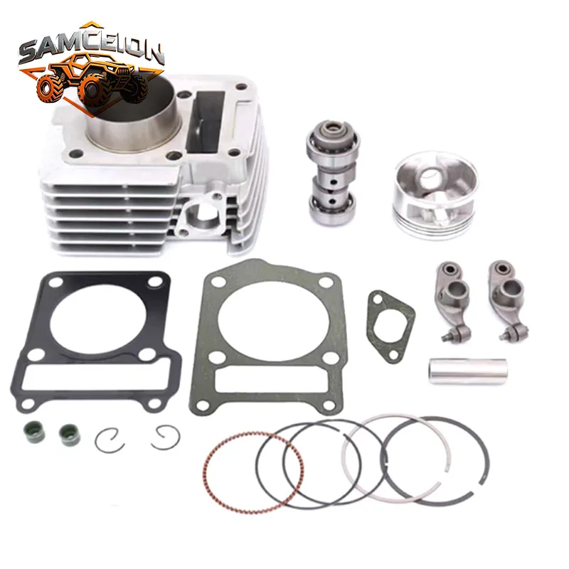 57mm Engine Part Cylinder Piston Kit 125CC Big Bore Motor for Yamaha YBR125 TTR125 TTR125E L LE,Motorcycle Accessories