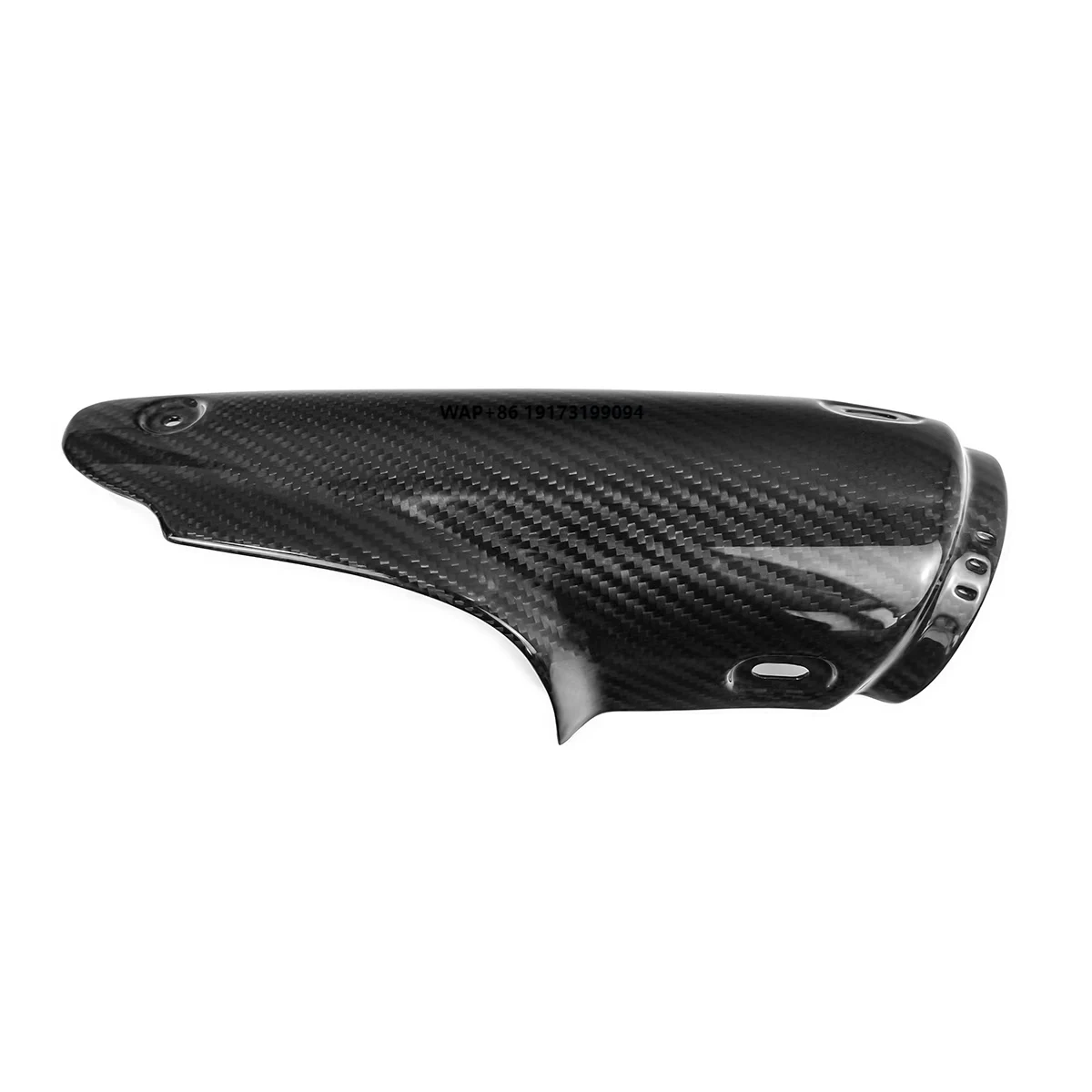 

Motorcycles Accessories 3K Twill Glossy Carbon Fiber Original Factory Exhaust Hood Black Fit for 1250 ADV Models