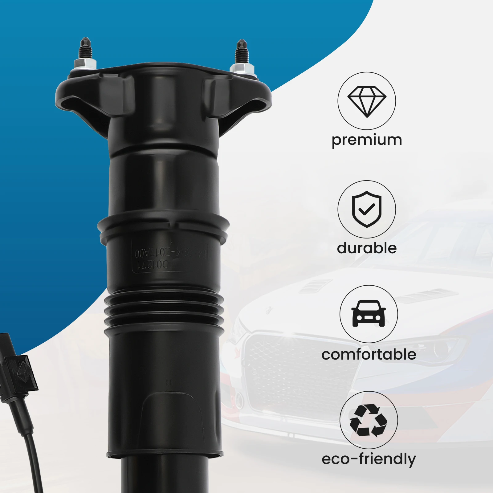 Pair ADS Rear Shock Absorber for Mercedes GL X164 ML W164 1643203031 1643202731