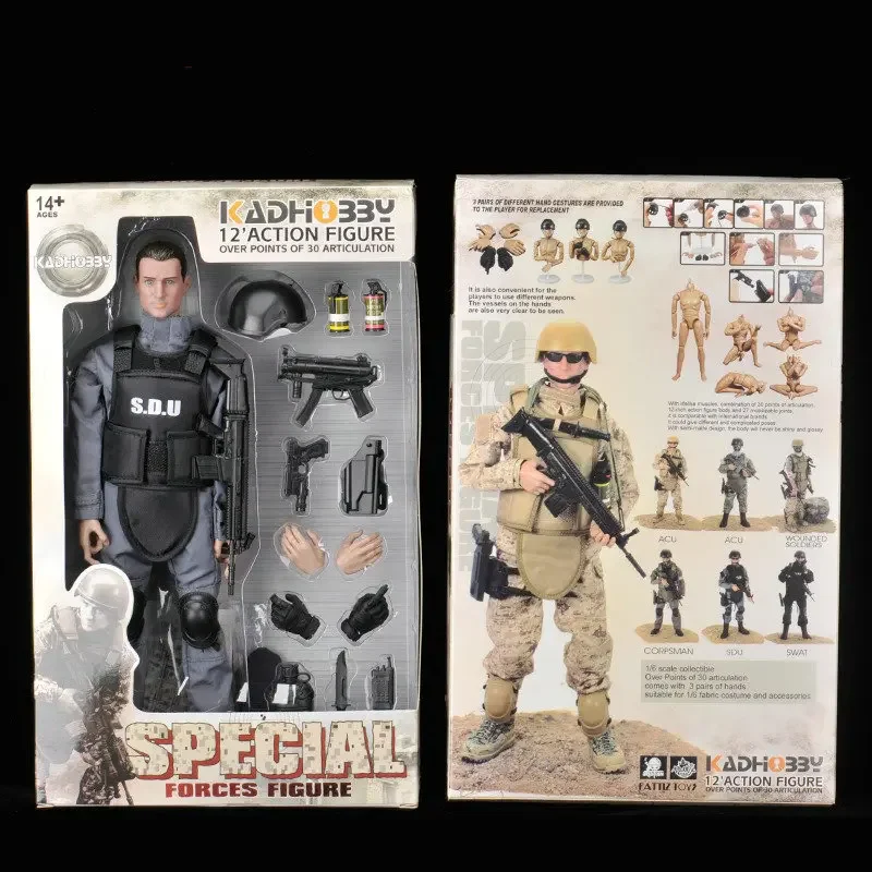 12 인치 S.D.U 경찰 1/6 스케일 액션 피규어 30cm 장난감 군인 모델 Playset 소년 장난감 어린이 생일 선물