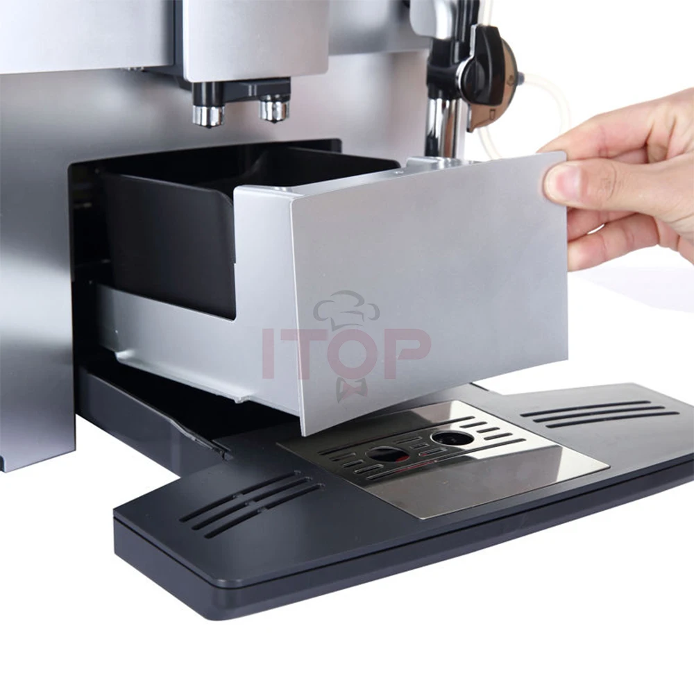 ماكينة قهوة أوتوماتيكية بالكامل أوروبية عالية الجودة من ITOP بقدرة 1400 واط ، 15 بار ، مضخة ULKA ، يمكن اختيار قوة القهوة 110 فولت-240 فولت/50 هرتز-60 هرتز