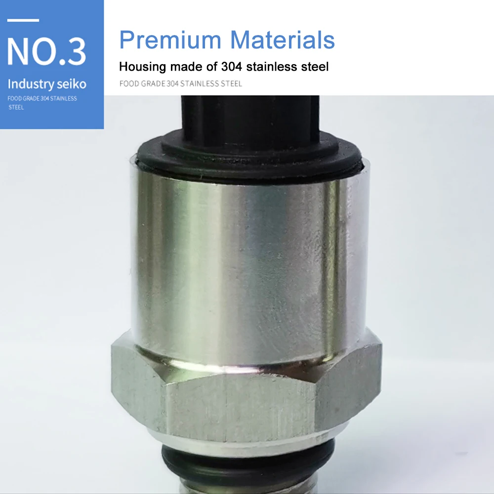 1 peça sensor de pressão de vácuo transdutor 4-20ma 0.5-4.5v saída sensor de pressão de ar para interface hvac g1/4