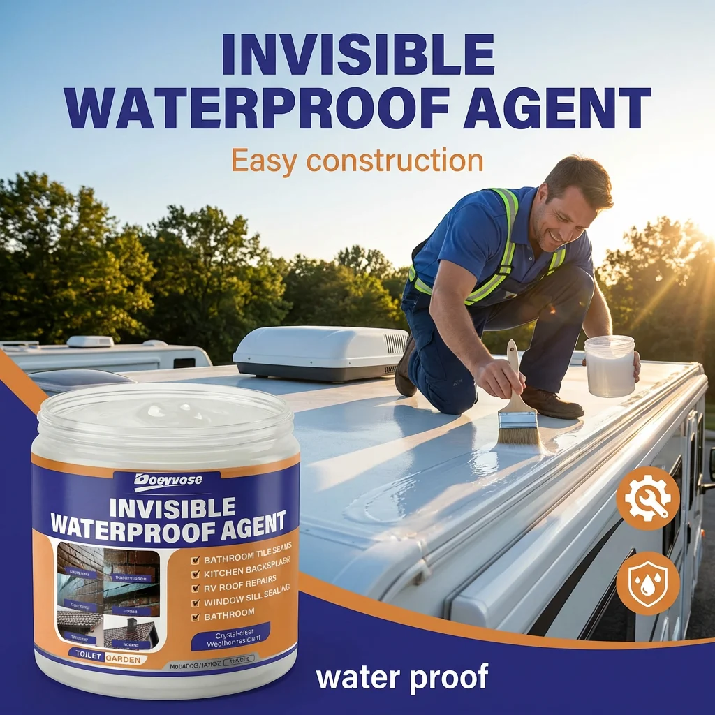 Ultra Strong Clear Waterproof Coating Sealant Adhesive Home Roof RV Leak Repair Tool