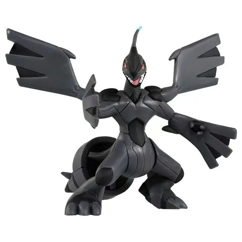 En stock, Takara Tomy Tomica Pokemon Pocket Monster Collection MonColle ML-09 Zekrom, figura de resina de anime, juguete, adorno de escritorio, regalo