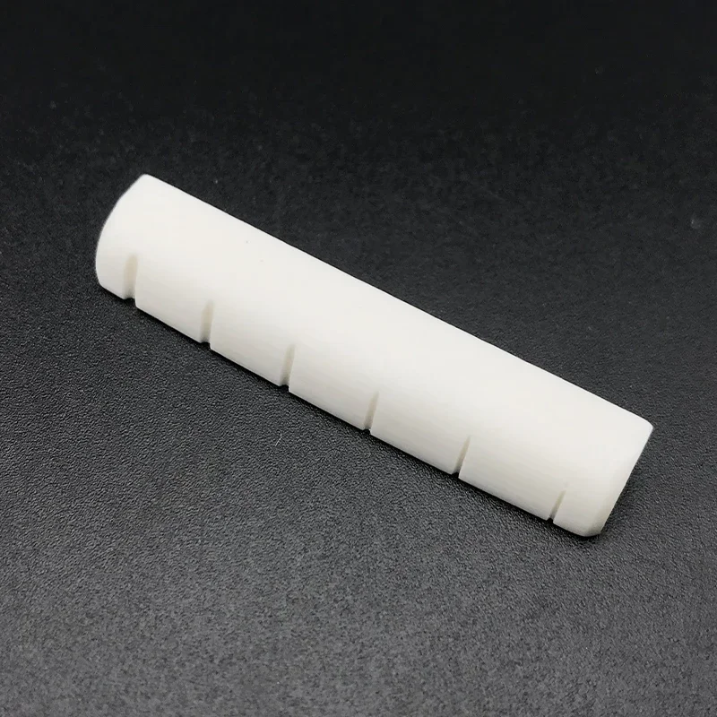 

12pcs Guitar Replacement Bone Bridge Saddle Slotted Nuts for Acoustic Guitar Stringed Instrument Accessories