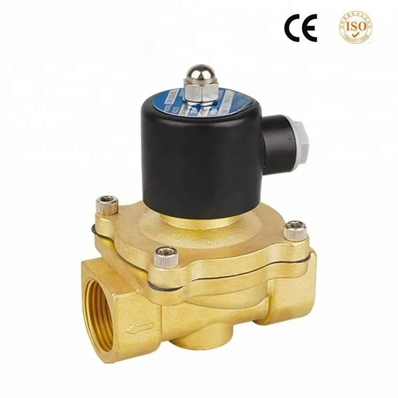 High quality brass coil normally closed solenoid valve water valve AC220V 1 inch effective control OEM can be customized