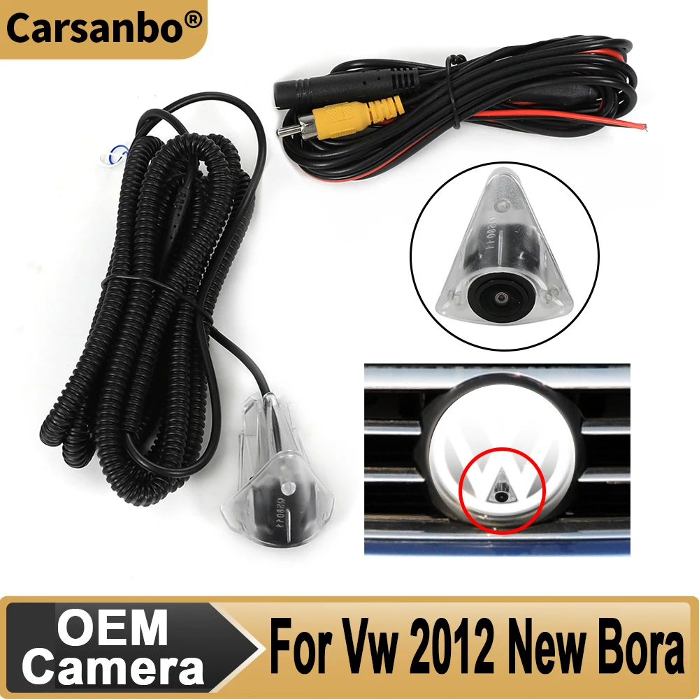 

Carsanbo AHD 1080P Vehicle Front View Camera for VW 2012 New Bora Night Vision Fisheye 150° Waterproof Car Logo Camera