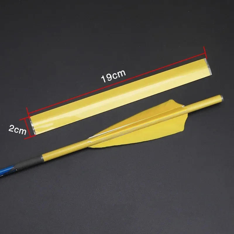 60pcs Arrow Paper Archery DIY Heat Shrinkable Arrow Sticker Paster Wraps For Arrow Shaft Shooting Hunting Accessories
