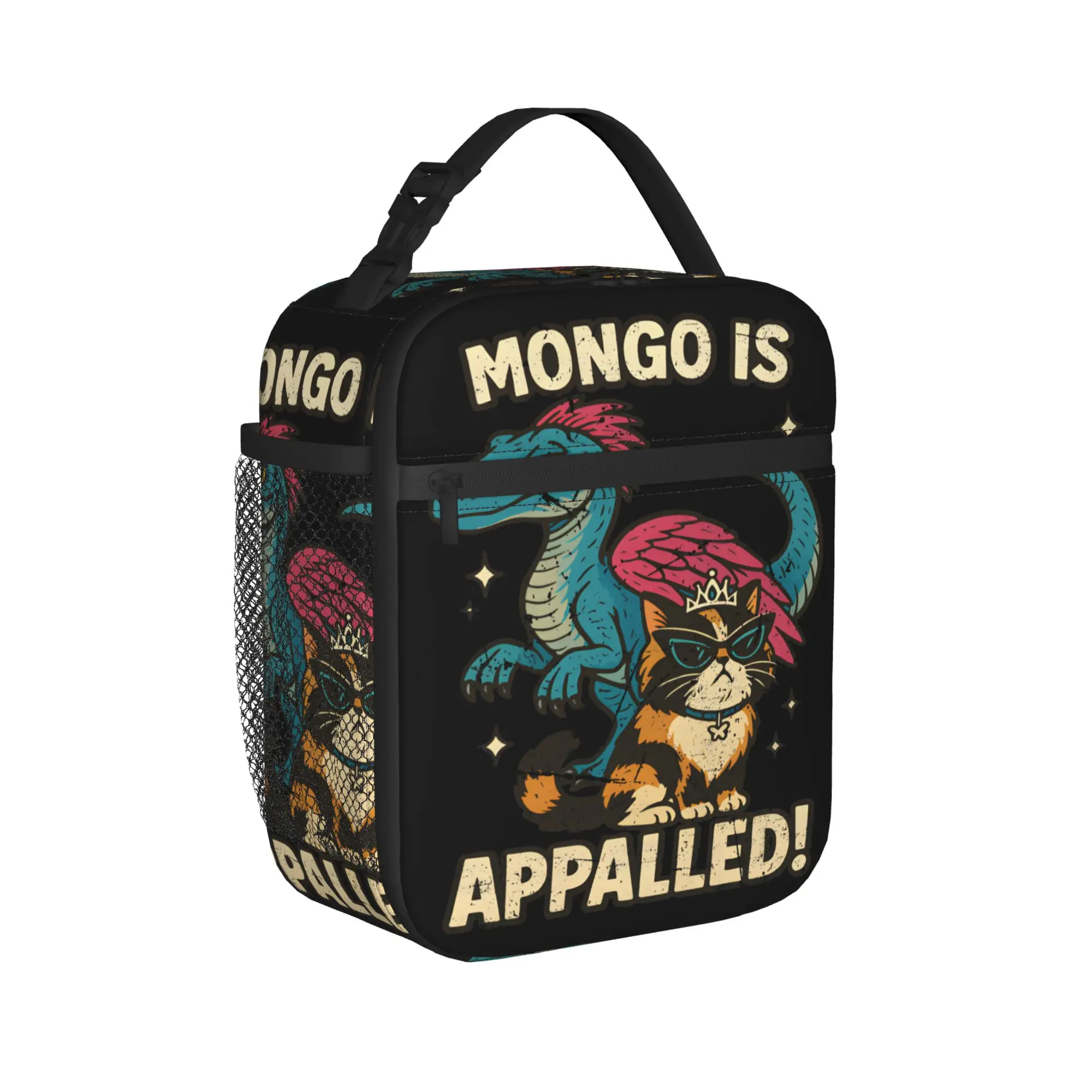 Dungeon Crawler Carl Lunch Bag For Women Mongo is Appalled!  Lunch Box Kawaii Picnic Cooler Bag Convenient Oxford Tote Handbags