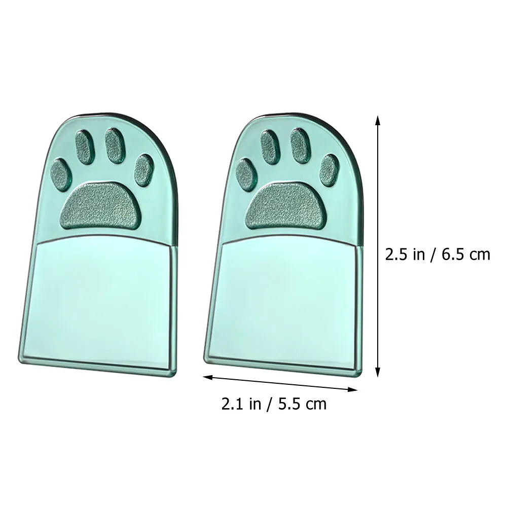 2Pcs Toilet Lid Lifter Sturdy Plastic Toilet Seat Cover Handle Easy Grip Hygienic Bathroom Accessory Non Slip Fresh Color Design
