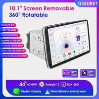 10.1 Inch Octa Carplay Car Stereo Universal 2 Din Android Radio Rotatable Screen Multimedia Player Video Autoradio Audio RDS DSP