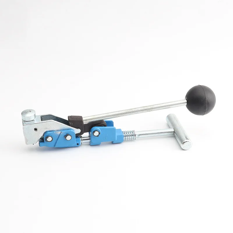 Stainless Steel Prefabricated Pipe Clamp Punching Tightening Machine Drawing Type Perforated Clamp Throat Hoop Center Punch