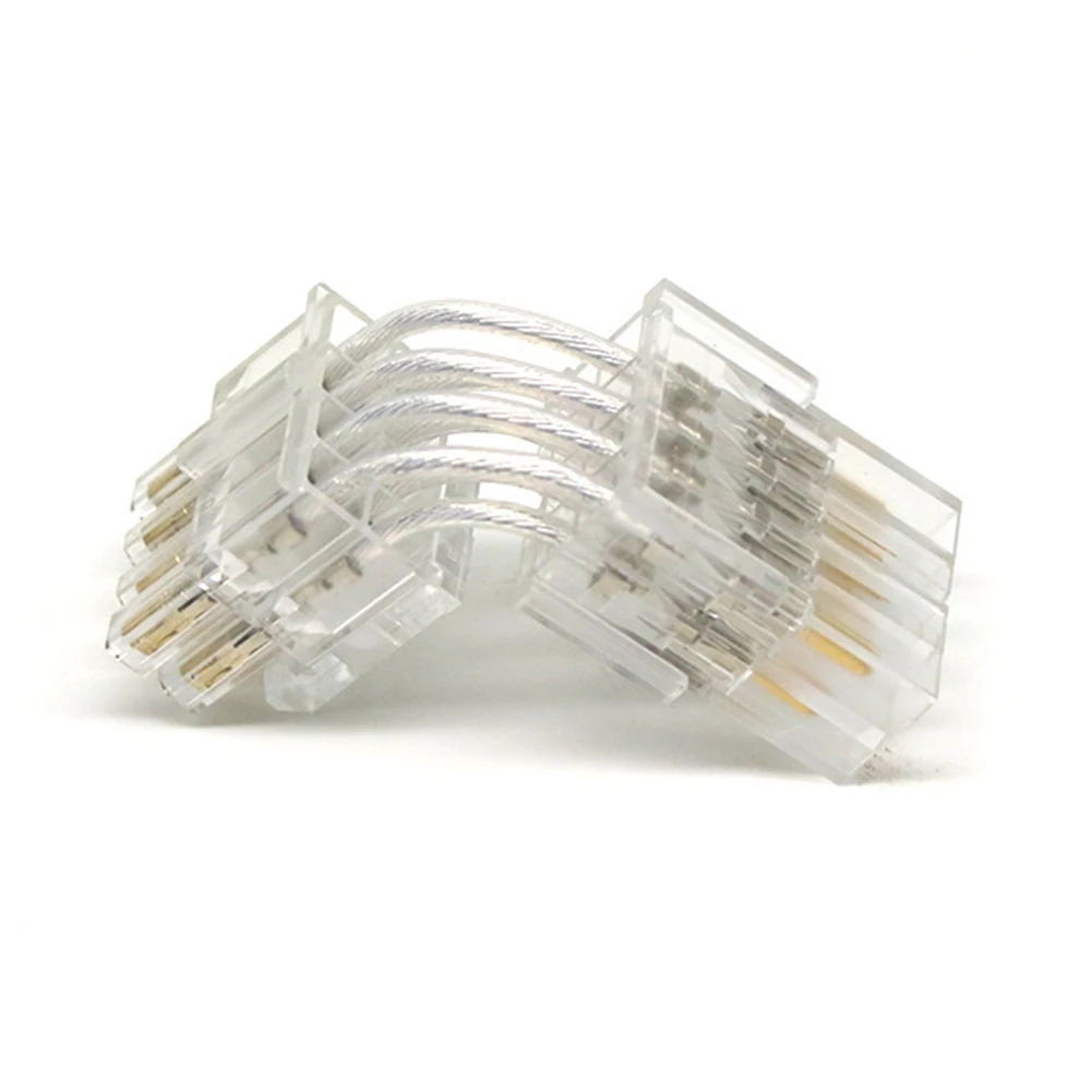 N18R 8Pin หญิงชาย 90 องศาอะแดปเตอร์ (4 + 4) พินอะแดปเตอร์สําหรับ CPU Power Adapter ขวาตัวเชื่อมต่ออะแดปเตอร์จ่ายไฟ