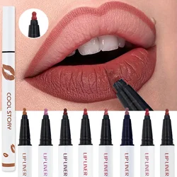 Liquid Lipliner Pencil Long Lasting Lips Cosmetic Tool Matte Soft Lip Liner Stick Quick Drying Smudge Proof Natural Lipstick Pen