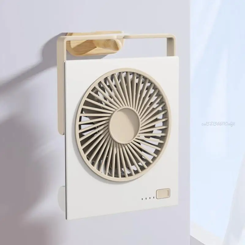 

27RB Перезаряжаемый воздушный охлаждающий вентилятор Abs Texture Desk Fan Идеально подходит для офиса или путешествия