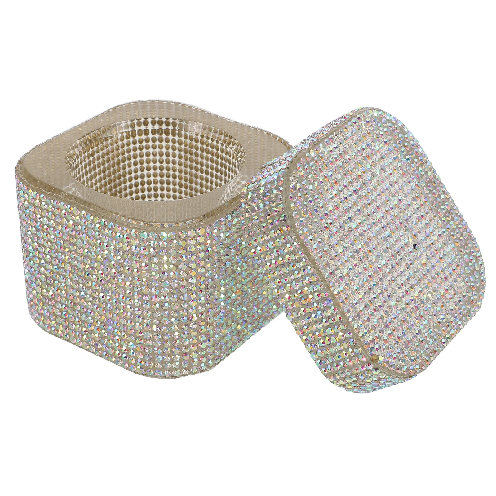Dappen Dish Nail Art Cup Strass Kristall Glas Nagel Monomer Flüssigkeit Schüssel Acryl Pulver Halter Maniküre Zubehör