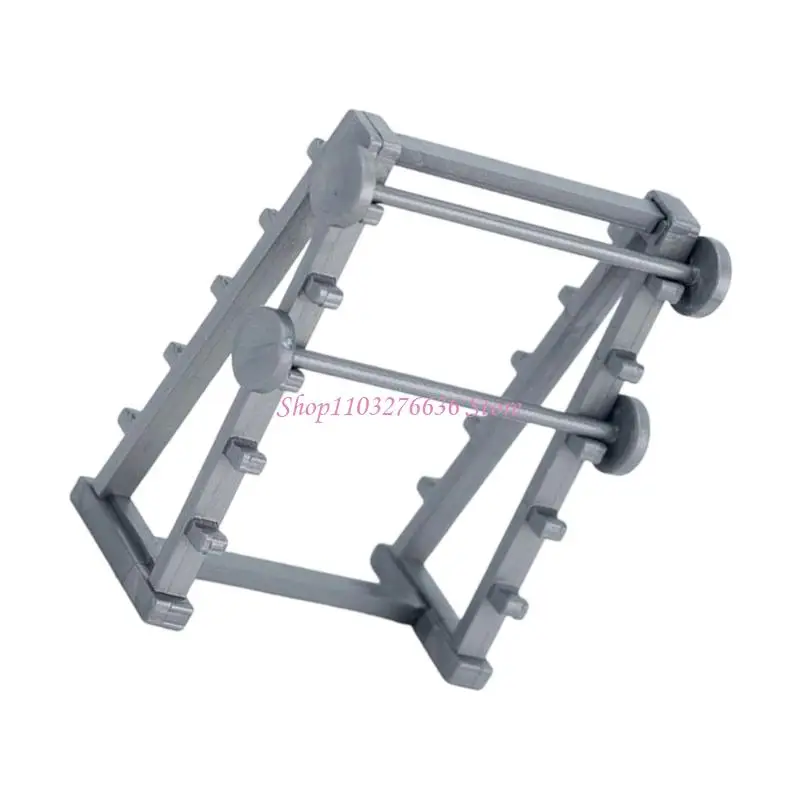 Miniature Fitness Equipment Set For Dollhouses Enthusiasts Featuring Detailed ABS Plastic Sports Items