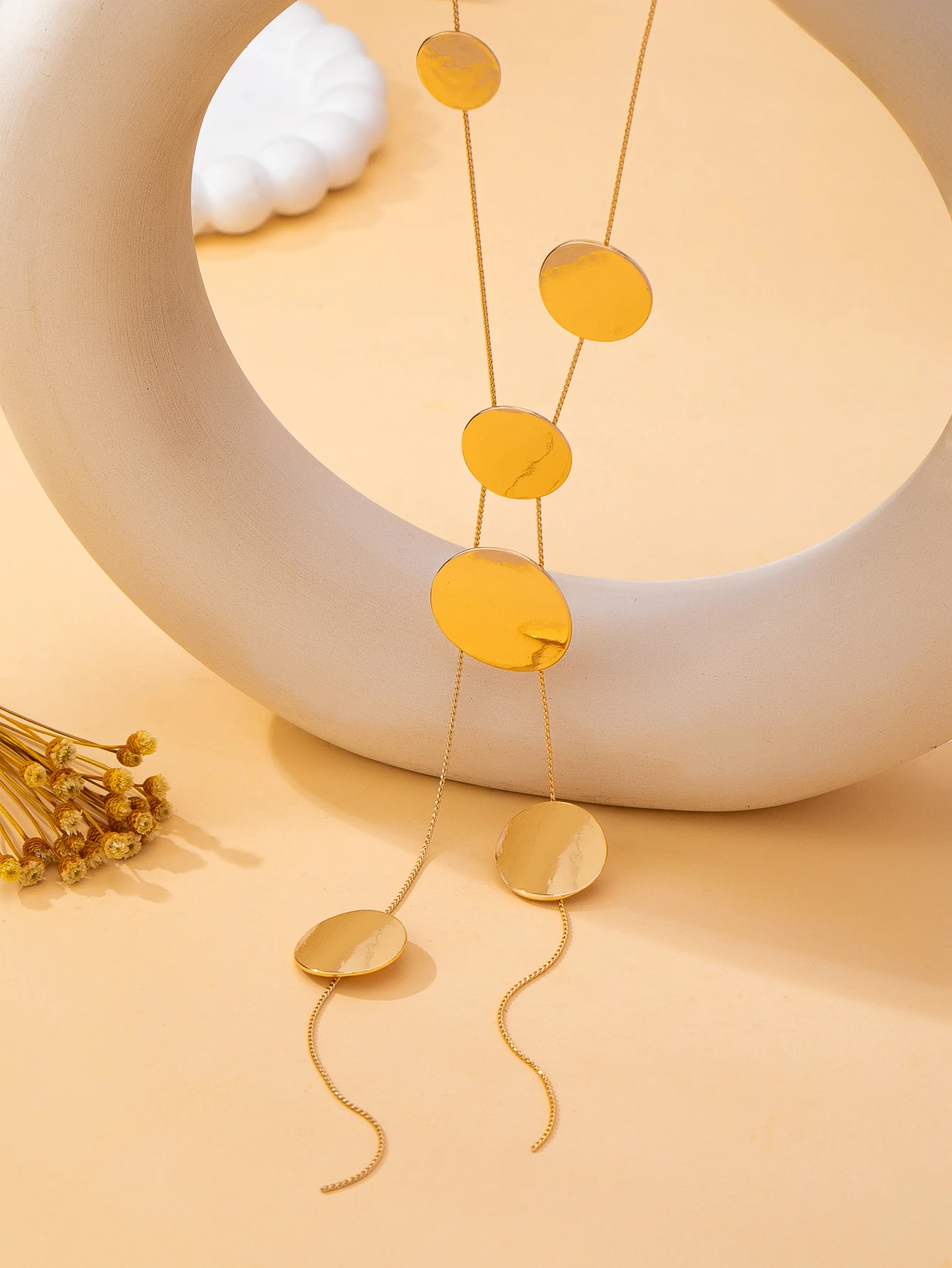 Minimalist Gold Multi-Layered - Women'S Accessories For Formal Wear ulasan dan harga