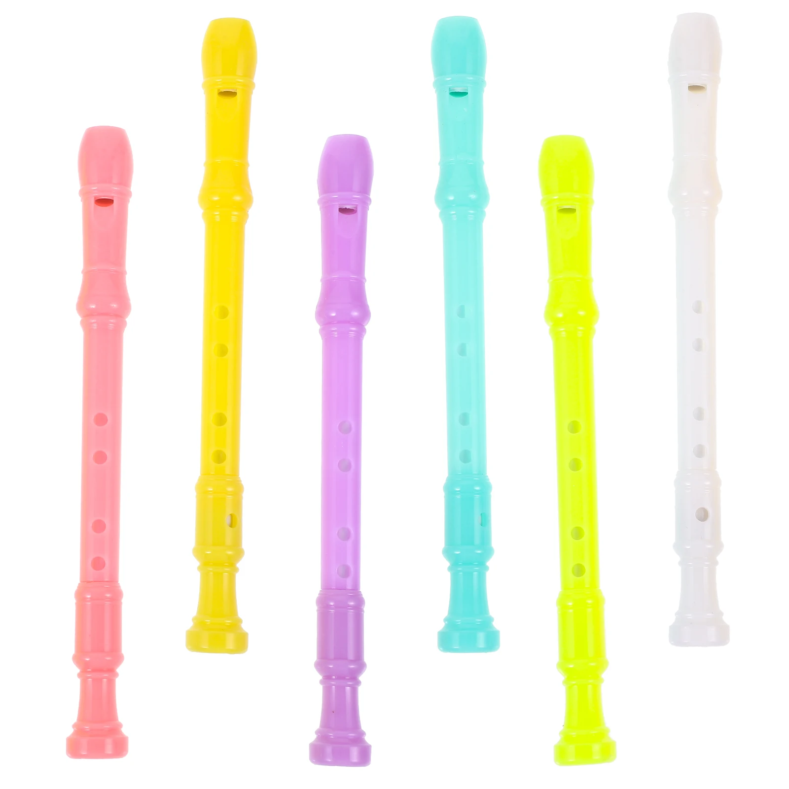 

6 Pcs Flute Pen Cute Gel Cartoon Office Pens for Girls Liquid Refill Students Adorable