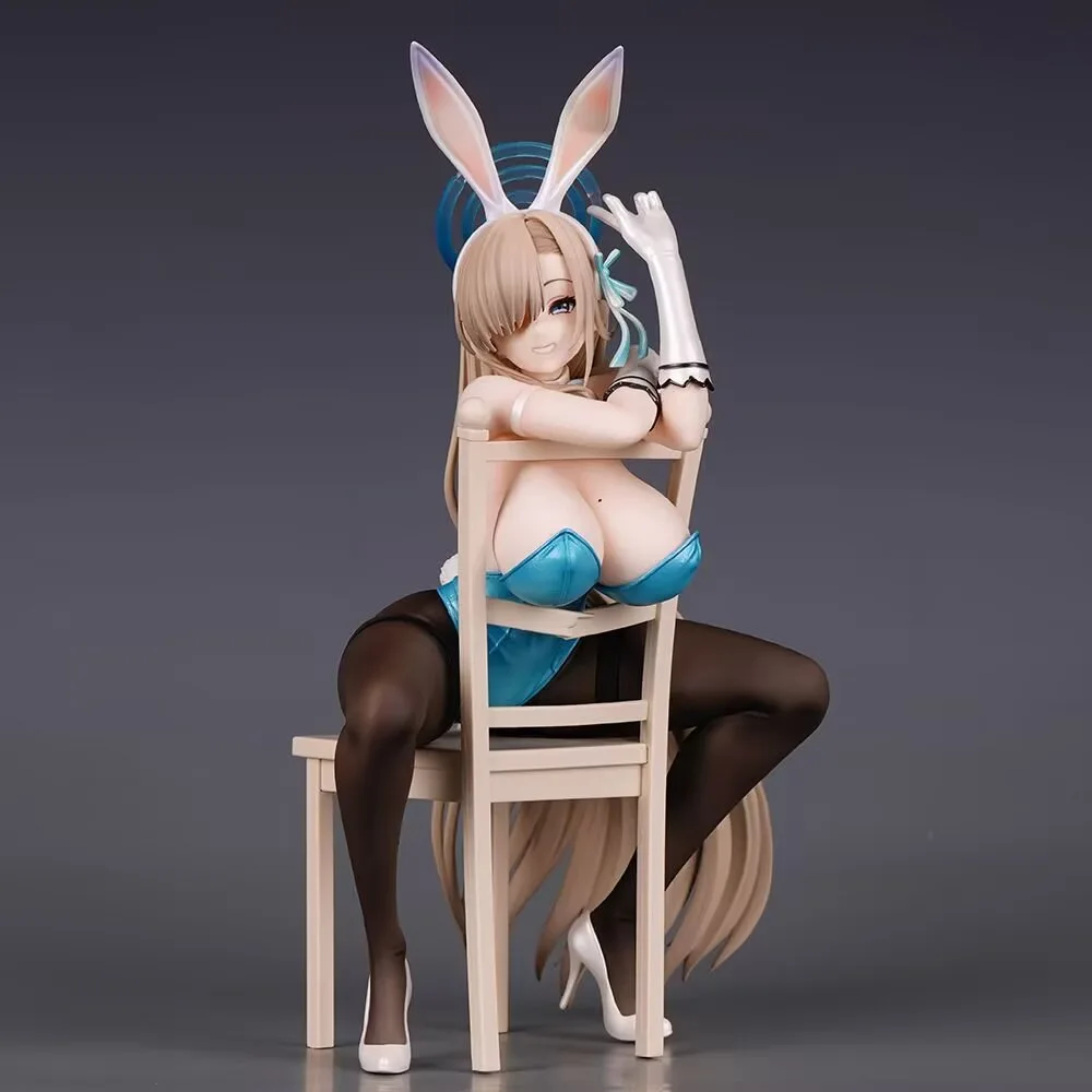 

Аниме-фигурка в масштабе 1/6, синий архив Ichinose Asuna Bunny Girl, сидящая статуя из ПВХ, коллекционный подарок в штучной упаковке для мальчиков и фанатов