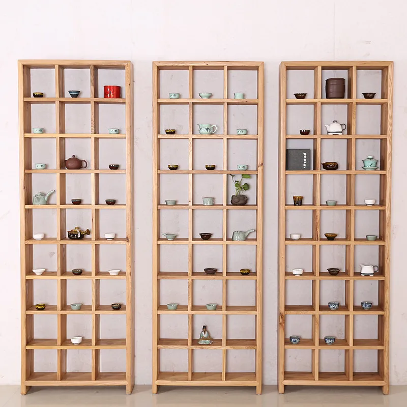 LTT Chinese Zen Bogu frame Duobao Pavilion tea room solid wood furniture storage rack