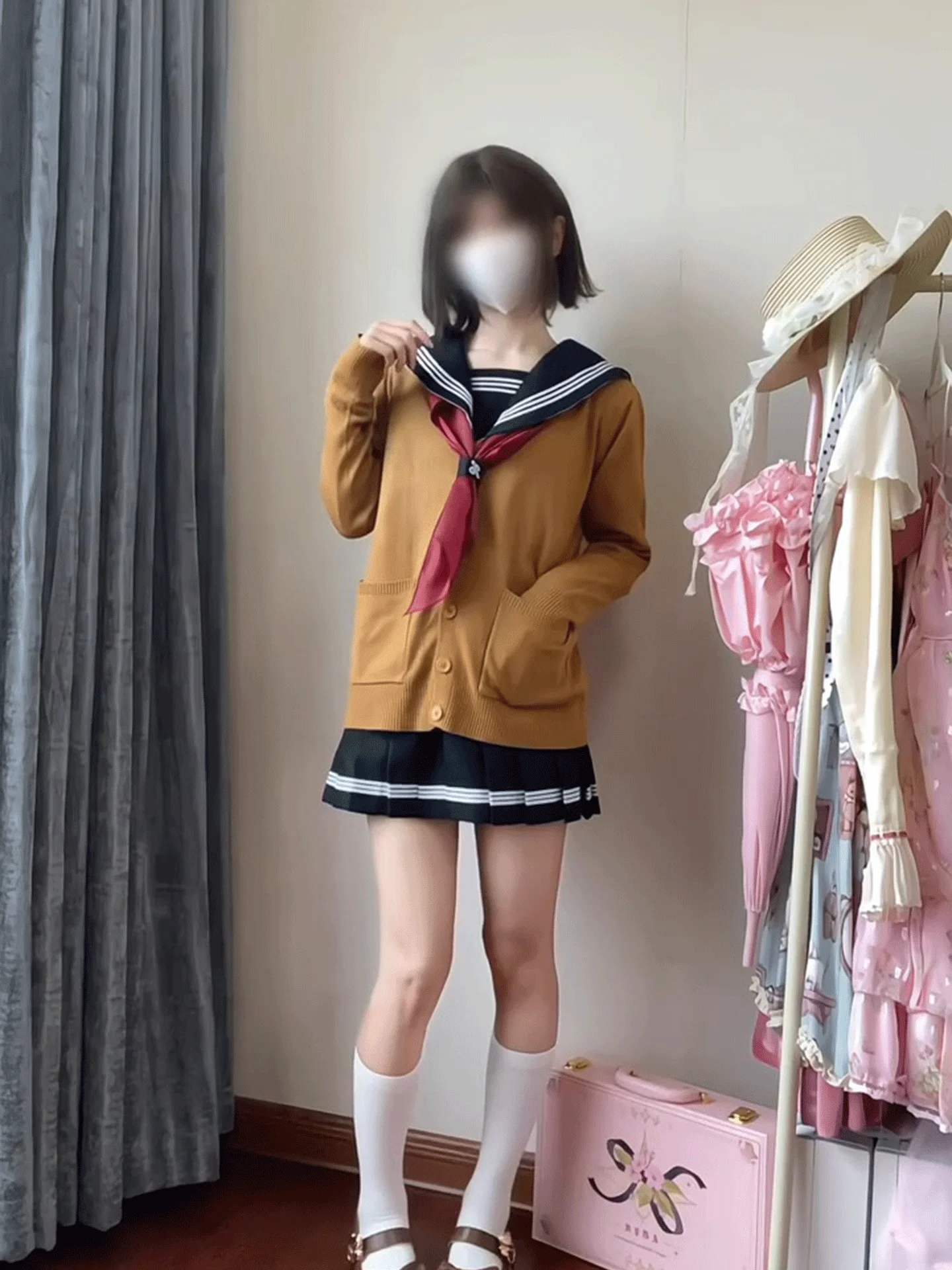 Doux Preppy Sle Long Sve tricoté Cardigan Jaet vêtements d'extérieur pour femmes printemps automne v-ne coupe ample fermeture à bouton unique