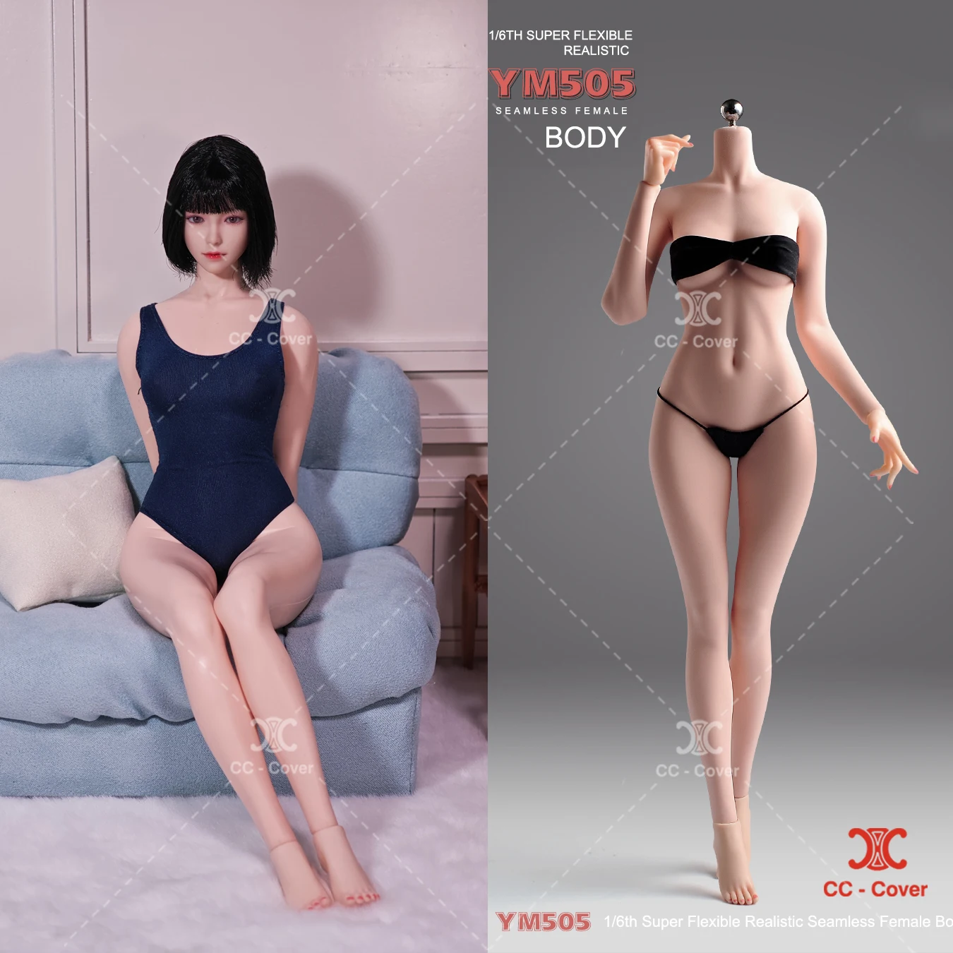 

1/6 YM505 макияж супер гибкий подвижный скелет платиновый силиконовый корпус с физиологическими деталями 12 дюймов женская фигурка куклы