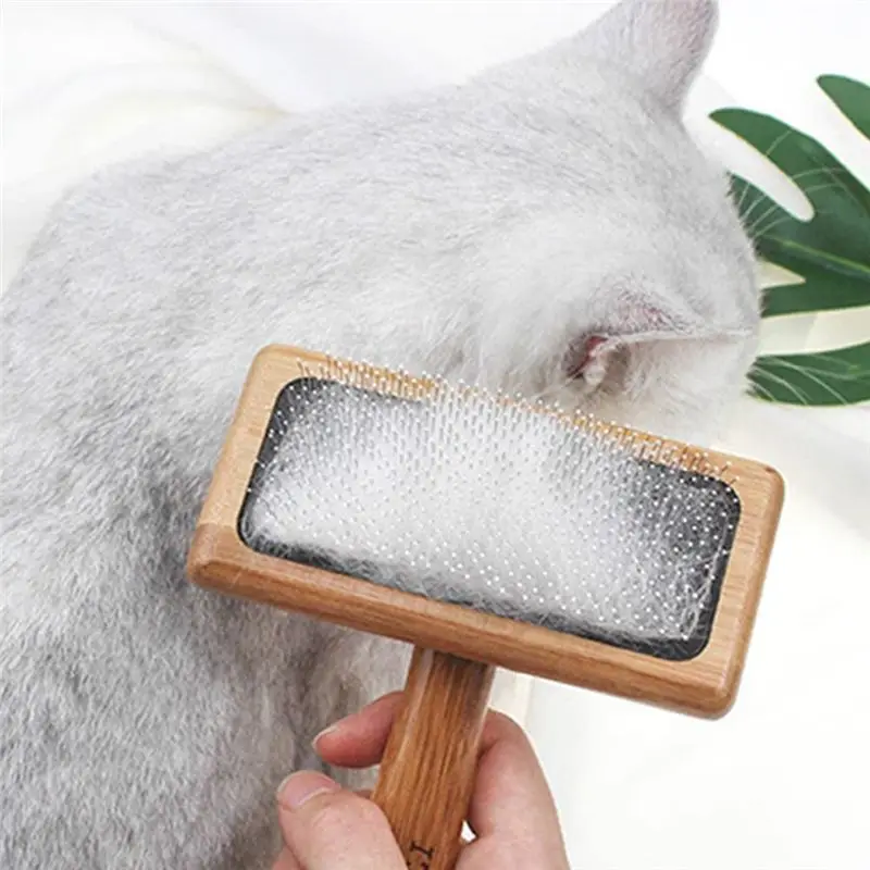 ABLQ 2Pcs Wool Carders, Wool Carding Comb, Hand Carders For Wool, Comb Bamboo Air Cushion Fur Rugs