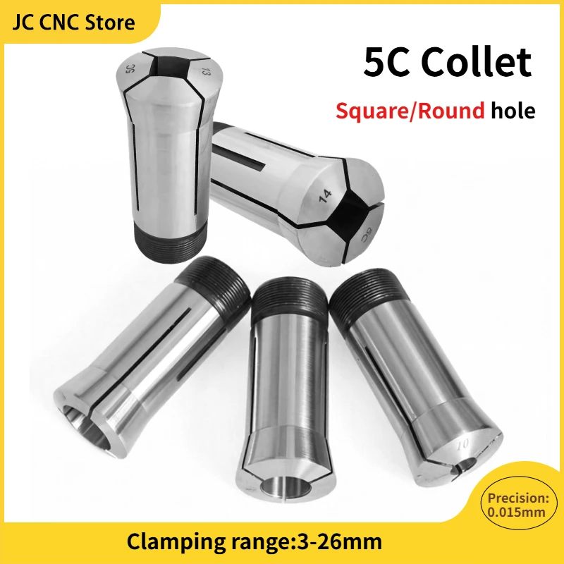 5C collet chuck  square collet thread  knife grinding machine 5C round hole square hole clamping tools