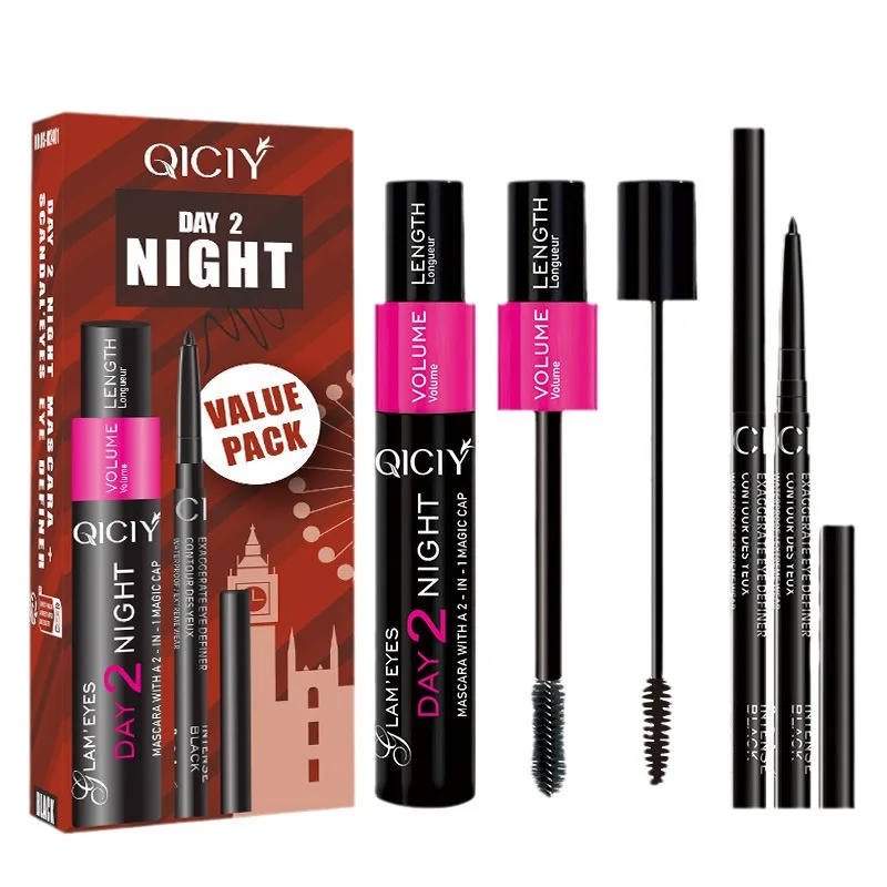 [Mascara + eyeliner] QICIY cross-border Amazon popular eyelash eyeliner kit eye makeup set