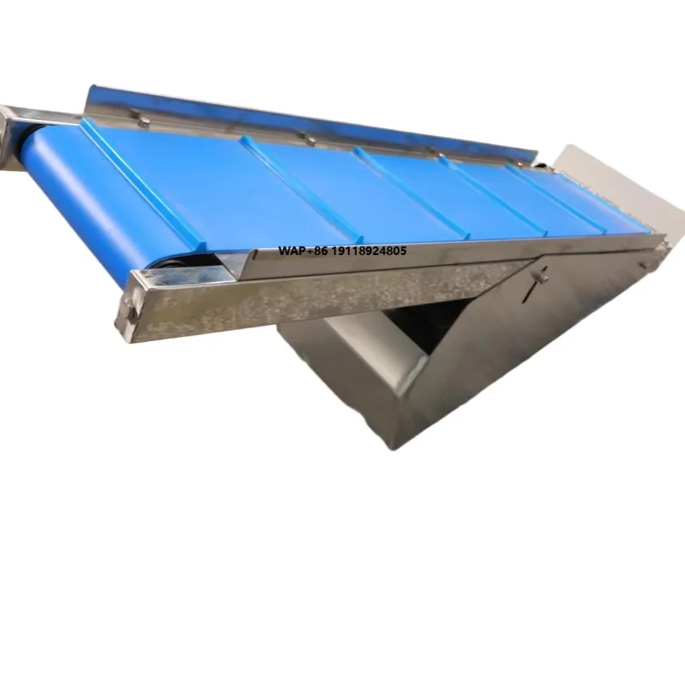 Customized Stainless Steel Inclined Belt Conveyor for Factory Use for Conveying Grains Food Snacks Fertilizer