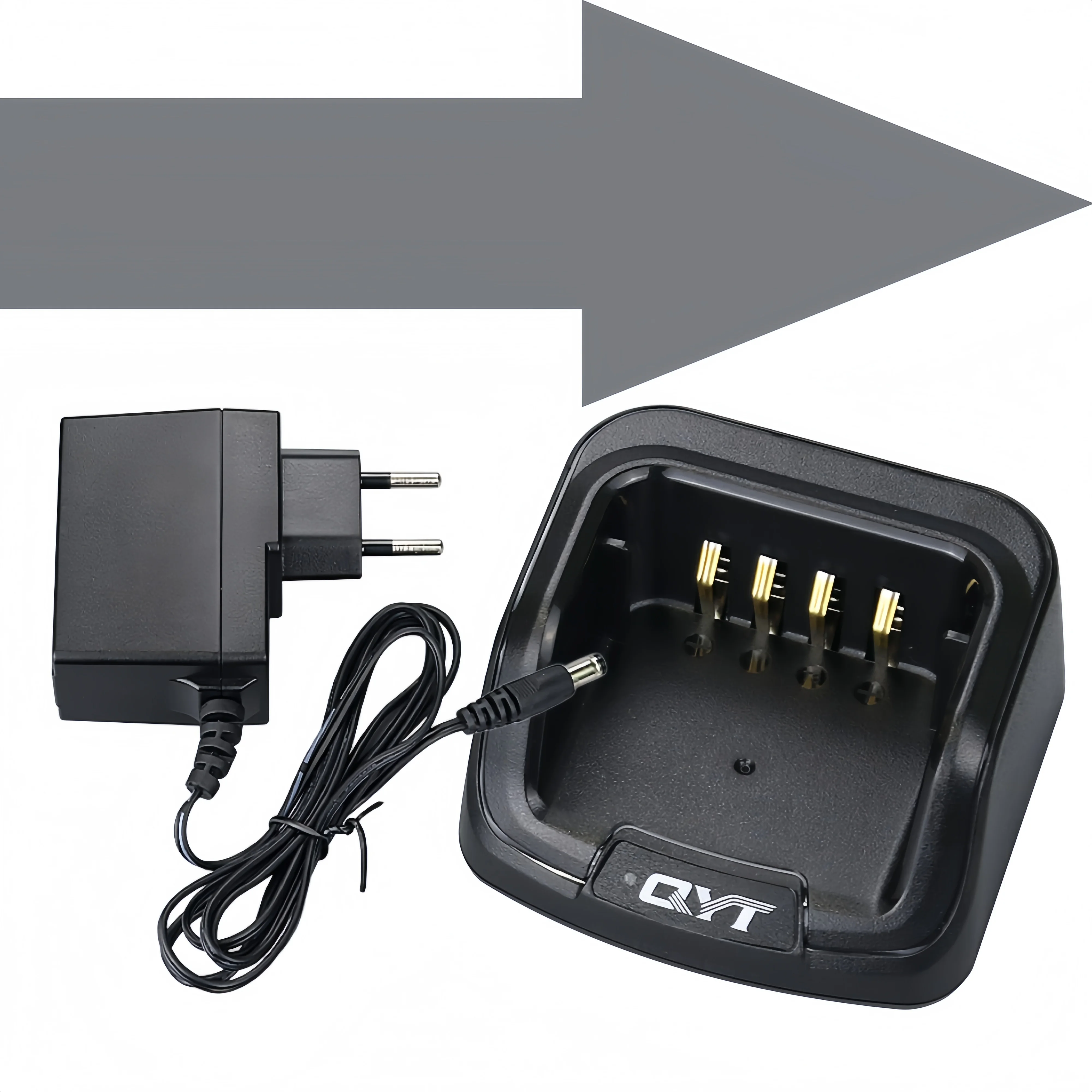 NEW Original QYT CB-58 Battery Charger for QYT CB Radio CB-58 AM/FM Transceiver Walkie Talkie Rapid Charger