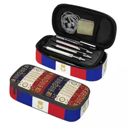Custom Emblem Of Napoleon Bonaparte School Pencil Case France French Empire Eagle Pencil Bag Pouch Students Stationery