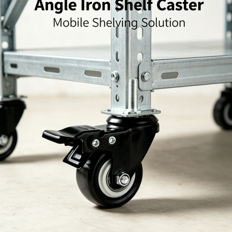 Swivel Caster Wheel With Brake For Furniture Rack Storage Unit Industrial Warehouse Equipment Accessory