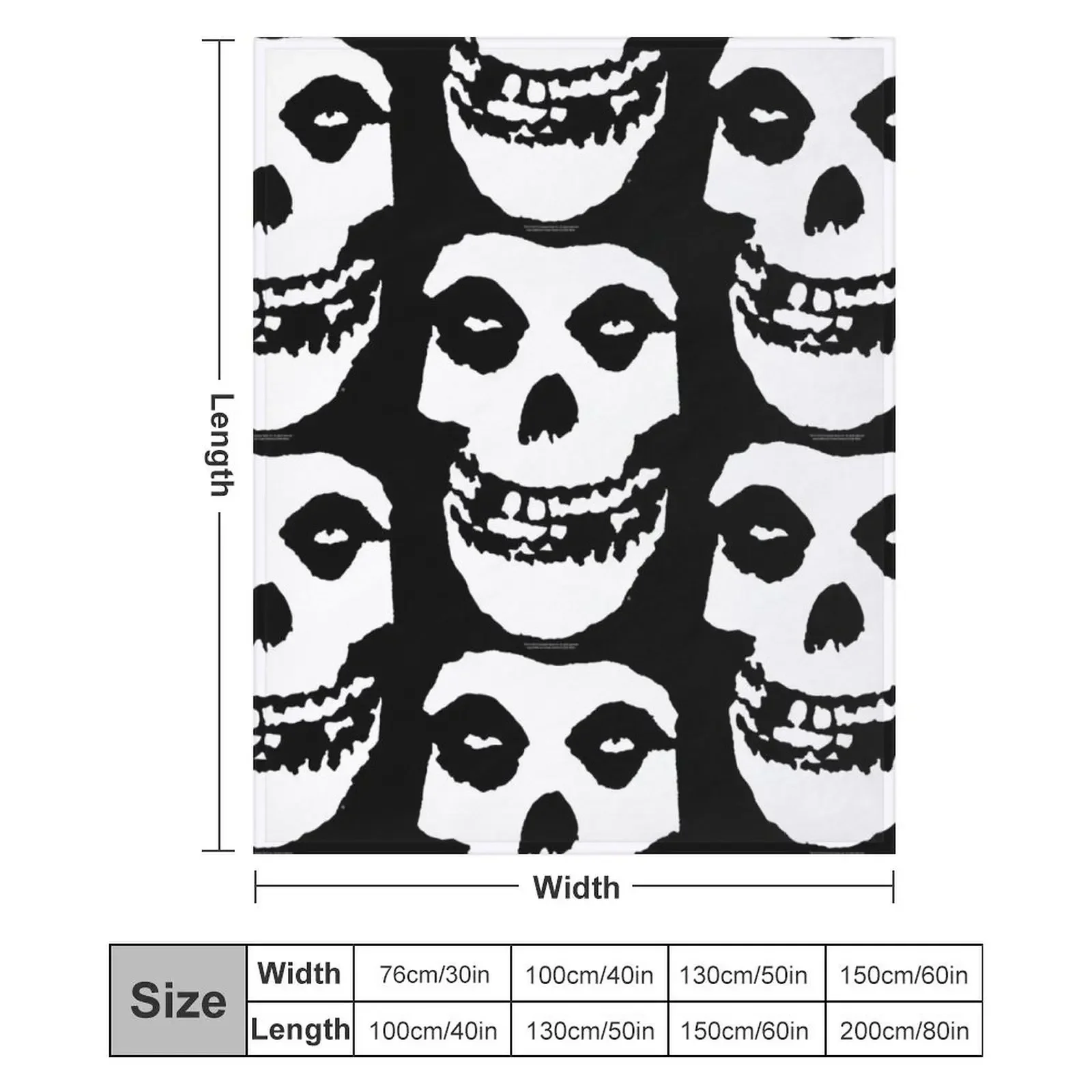 Image 7: Couverture Misfits au design moderne, couverture douce pour la décoration de la maison