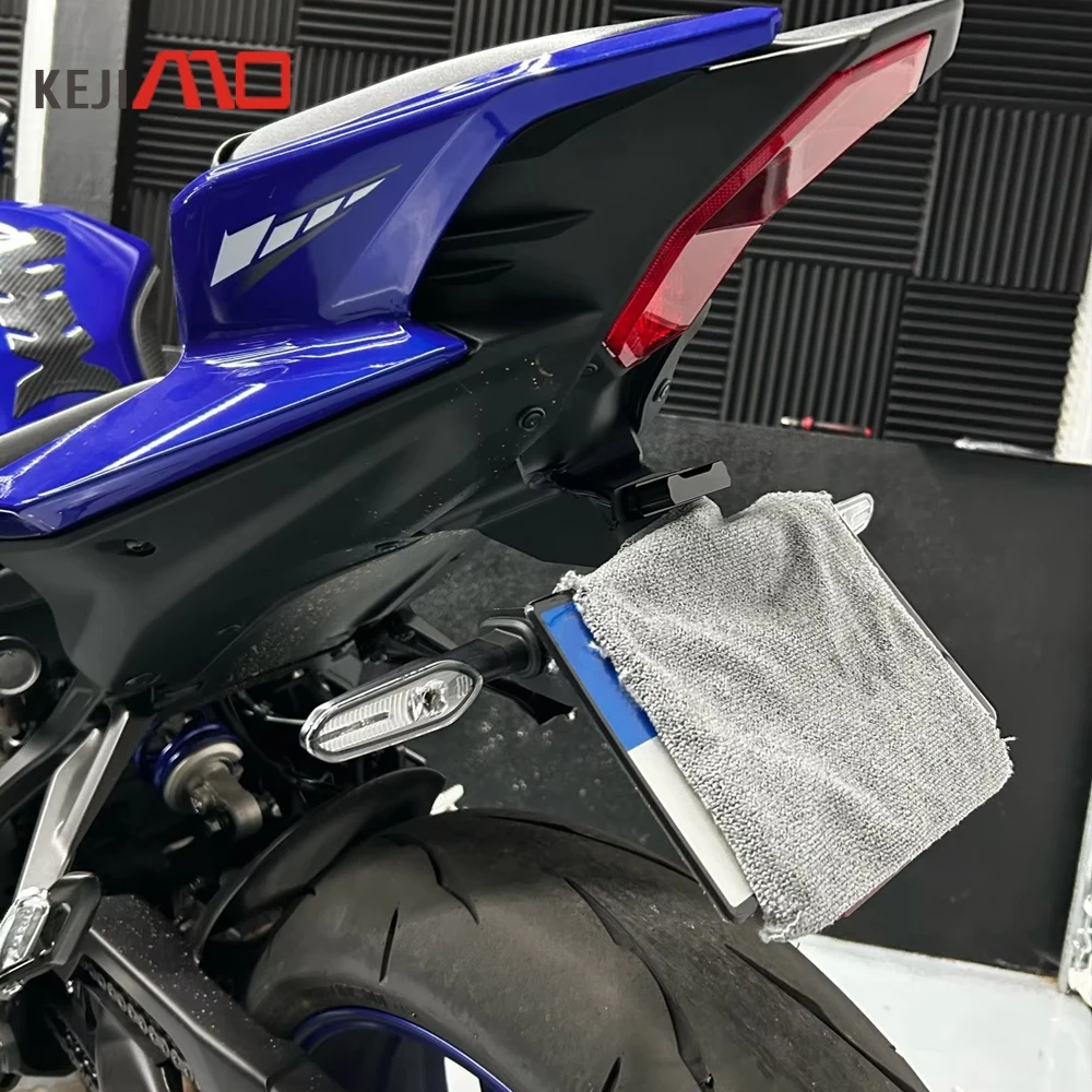 For Yamaha YZFR9 YZF R9 MT-09 MT09 MT 09 SP 2024 2025 2026 Motorcycle License Plate Holder Tail Light Bracket Fender Eliminator