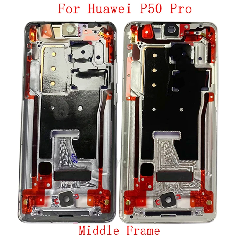 

Middle Frame LCD Bezel Plate Panel Chassis Housing For Huawei P50 Pro Phone Metal LCD Frame Repair Parts