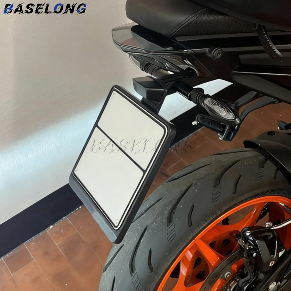 

Motorcycle Rear License Plate Holder Bracket Tail Tidy Fender Eliminator For 125 250 390 DUKE 125Duke 250Duke 390Duke 2017-2023