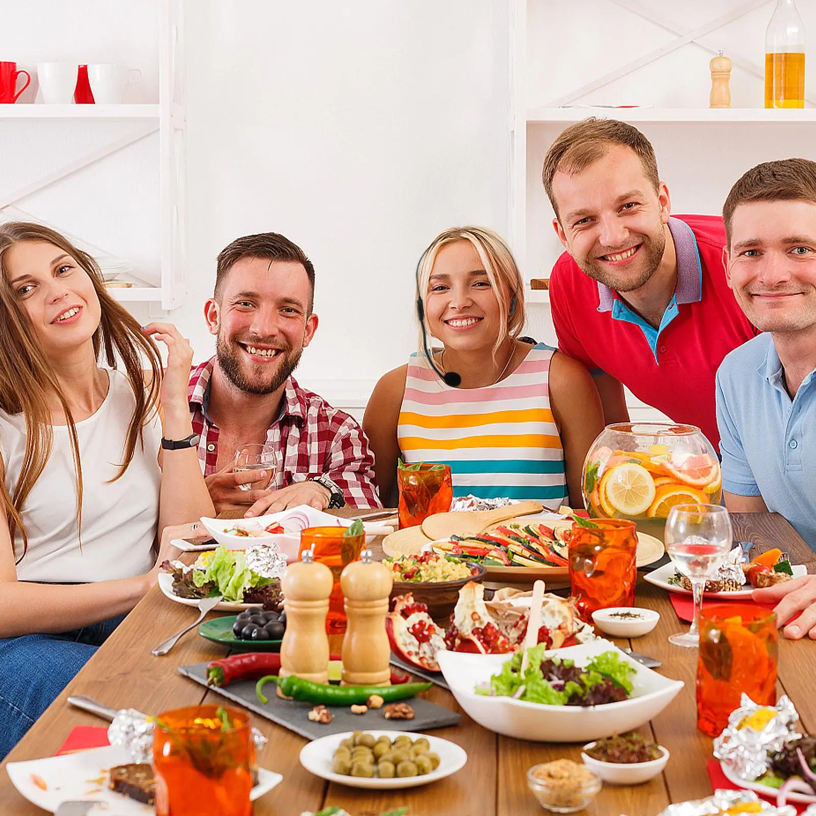 セレブドレッシングヘッドセットフェイクマイク子供ハロウィンコスチュームマイクヘッドフォン小道具コスプレ